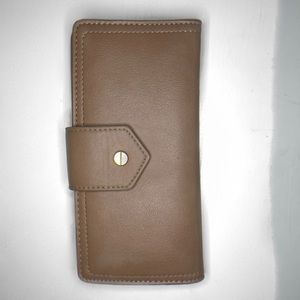 Brown Slim Low AntiKraft Wallet, Like new